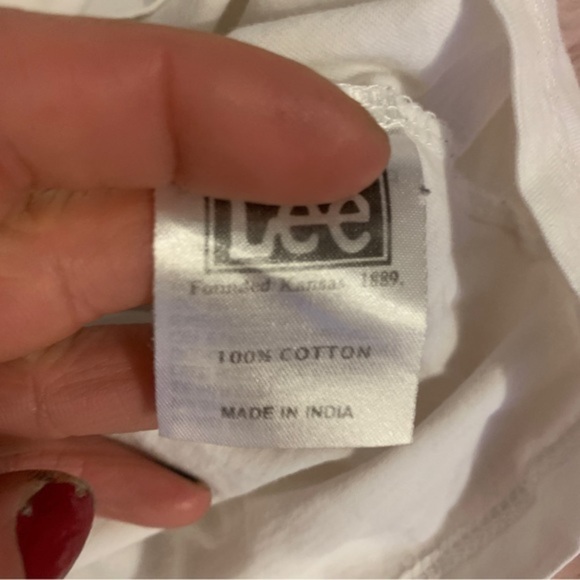 Lee Sunset Riot Graphic Tshirt Woman’s White - Picture 3 of 7